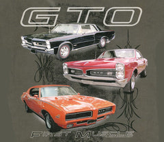 3 GTO's First Muscle - Car Shirts Guy 