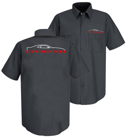 5th Gen Camaro Silhouette Mechanic Shirt